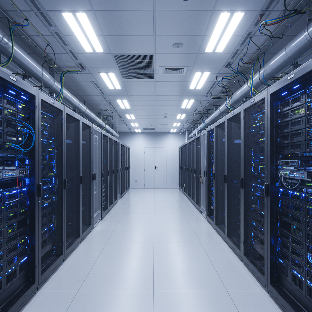 Professional Network Server Room and IT Infrastructure